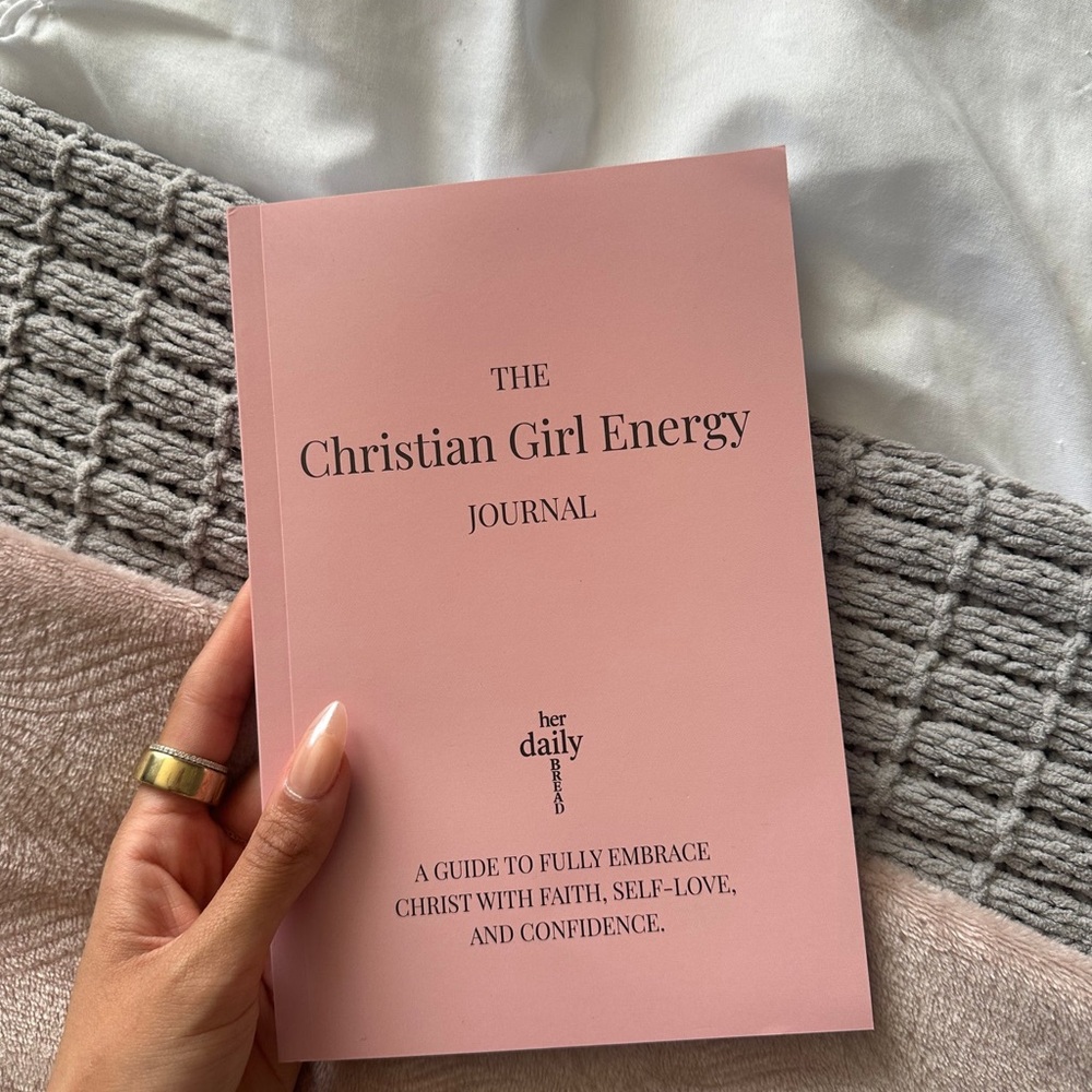 Pink Christian Girl Energy Journal